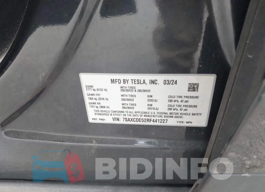 7SAXCDE52RF441227 Photo# 9