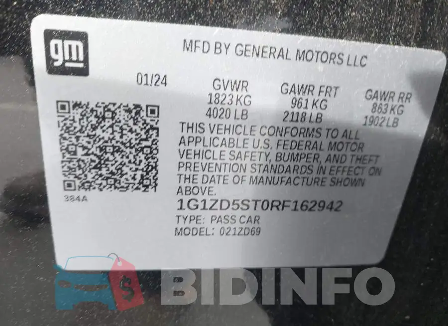 1G1ZD5ST0RF162942 Photo# 9