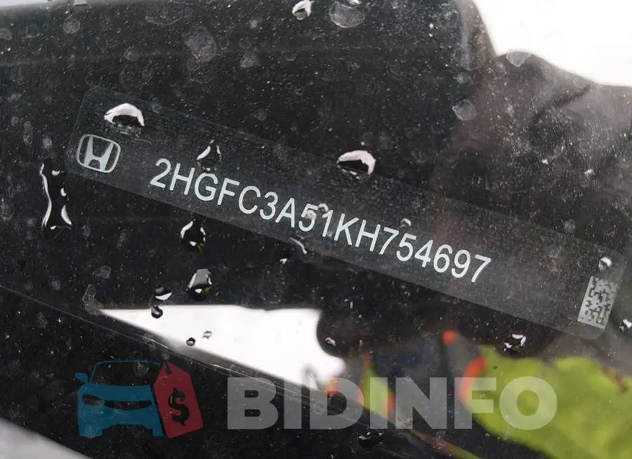 2HGFC3A51KH754697 Photo# 17