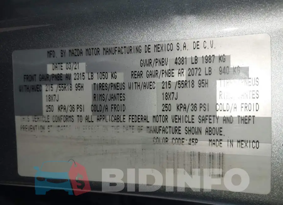 3MVDMBBL7MM256257 Photo# 9