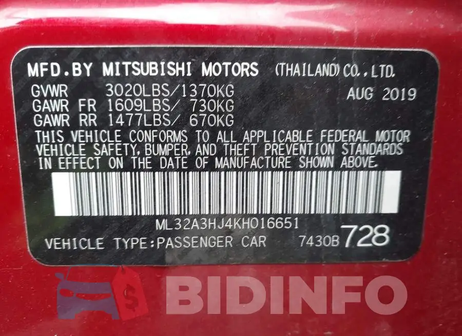 ML32A3HJ4KH016651 Photo# 9