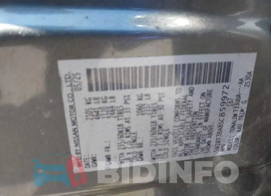 5N1BT3BA8SC859972 Photo# 9