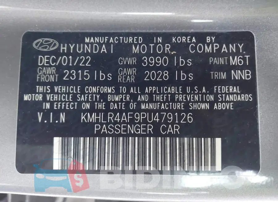 KMHLR4AF9PU479126 Photo# 9