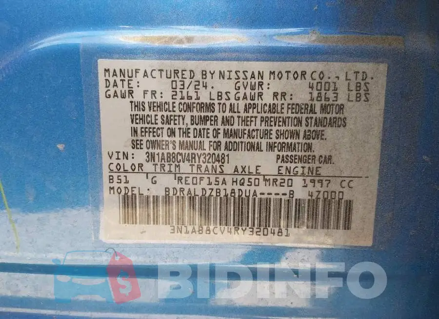 3N1AB8CV4RY320481 Photo# 9