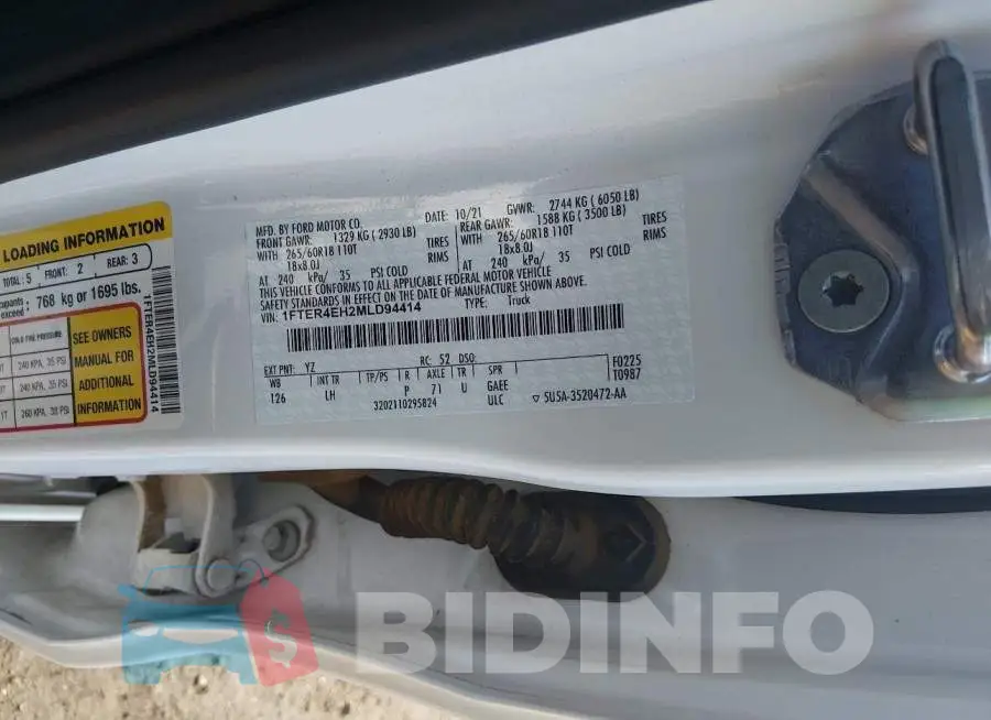 1FTER4EH2MLD94414 Photo# 9