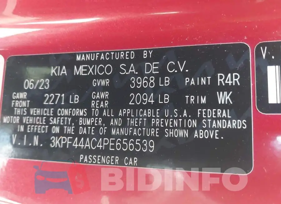 3KPF44AC4PE656539 Photo# 9