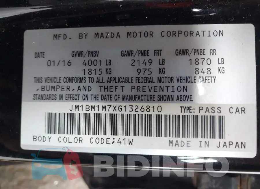 JM1BM1M7XG1326810 Photo# 9