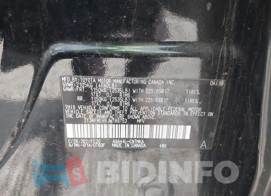 2T3RFREV8JW789753 Photo# 9
