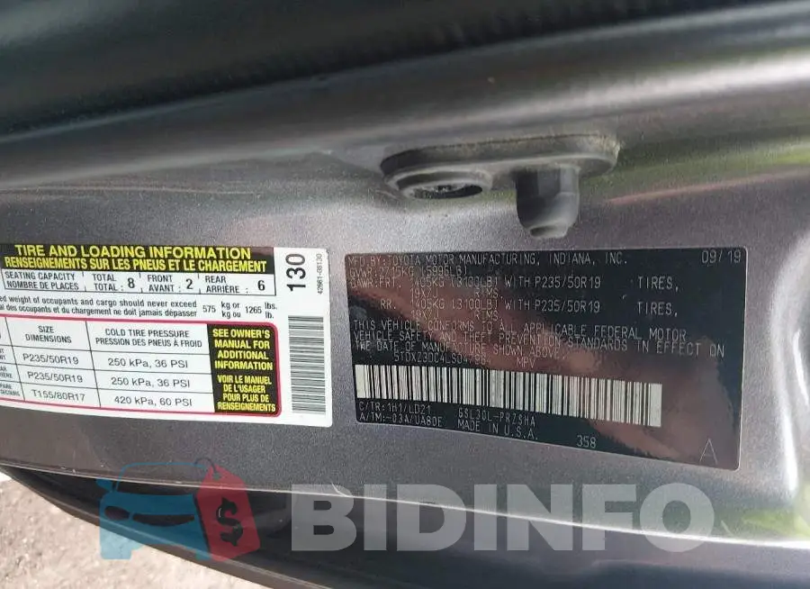 5TDXZ3DC4LS047964 Photo# 9
