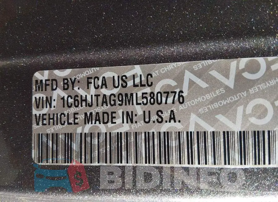 1C6HJTAG9ML580776 Photo# 9