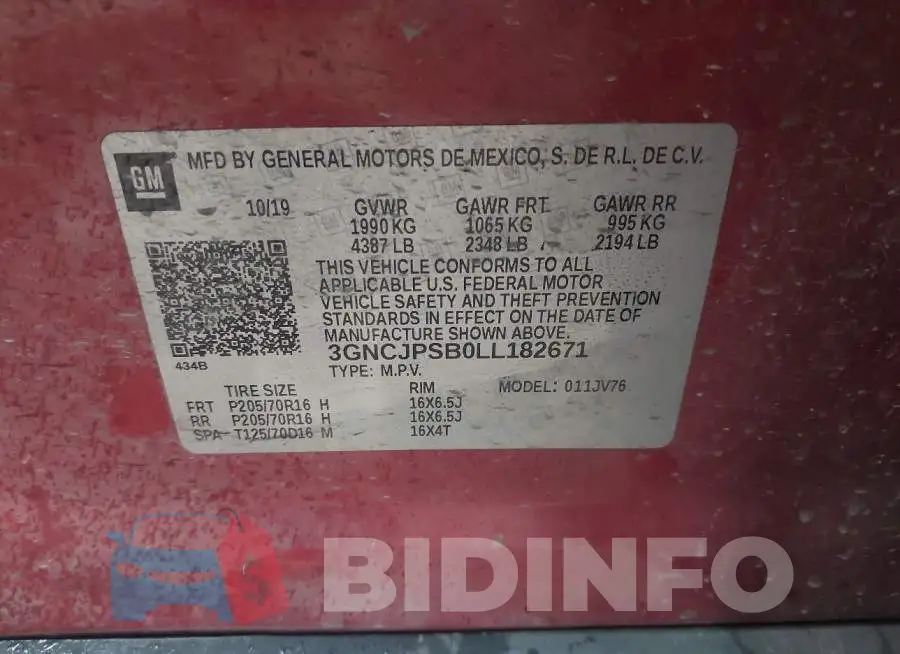 3GNCJPSB0LL182671 Photo# 9