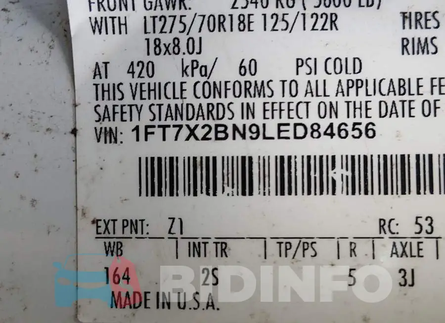1FT7X2BN9LED84656 Photo# 9