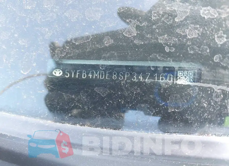 5YFB4MDE8SP347160 Photo# 9