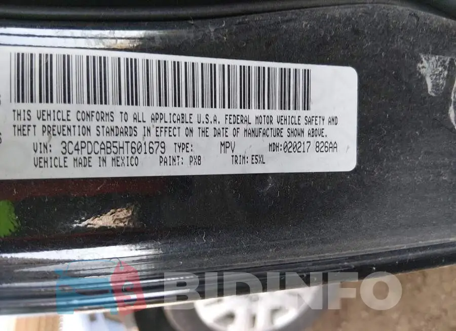 3C4PDCAB5HT601679 Photo# 9