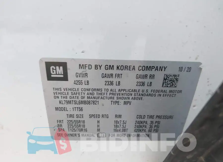 KL79MTSL6MB087821 Photo# 9