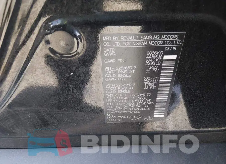 KNMAT2MT6GP671444 Photo# 9
