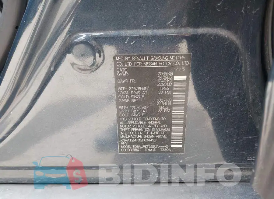 KNMAT2MT8GP634492 Photo# 9