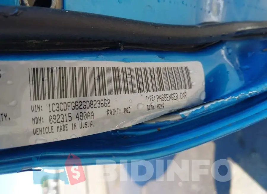 1C3CDFGB2GD823662 Photo# 9