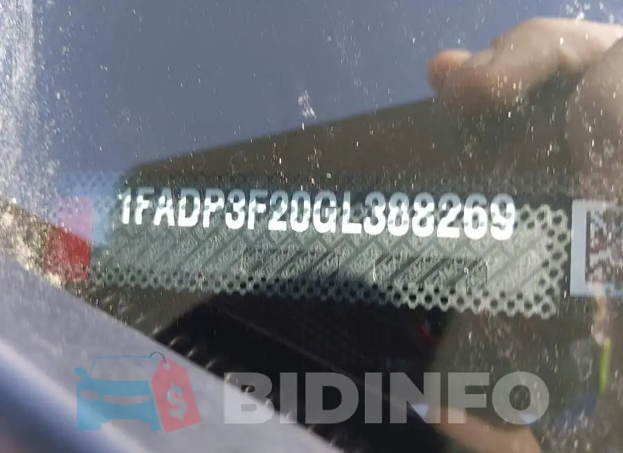 1FADP3F20GL388269 Photo# 9