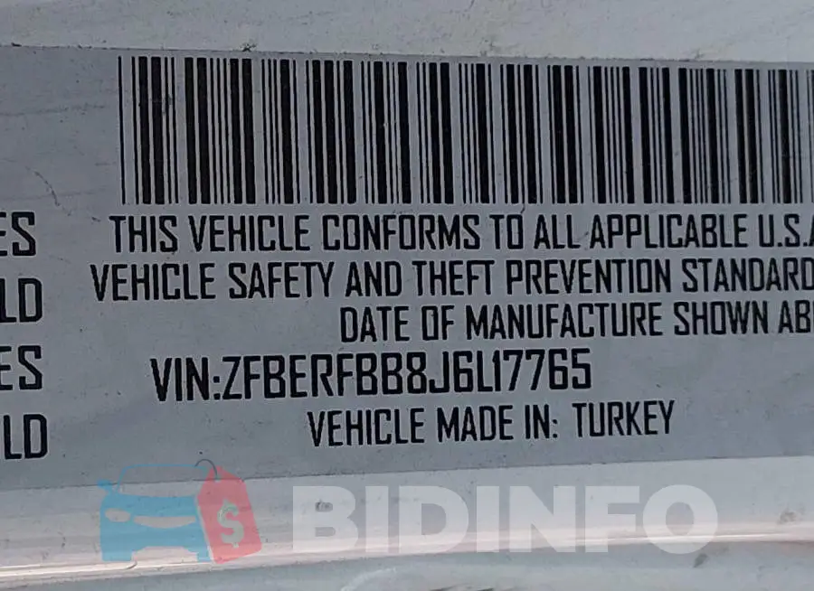 ZFBERFBB8J6L17765 Photo# 9