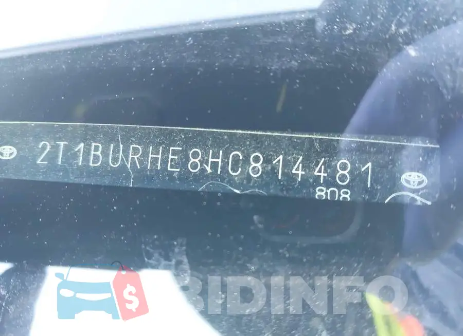2T1BURHE8HC814481 Photo# 9