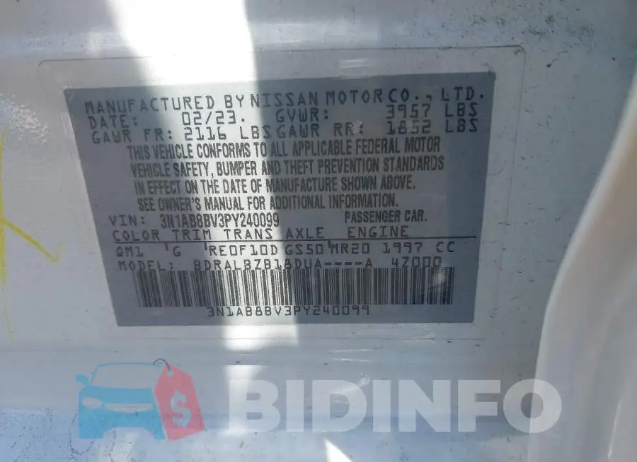 3N1AB8BV3PY240099 Photo# 9