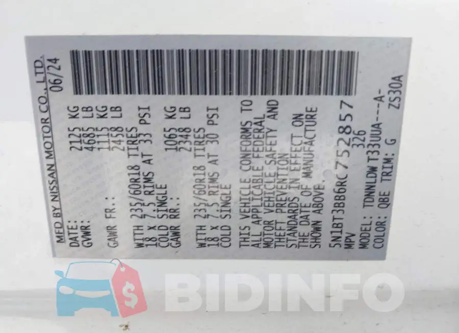 5N1BT3BB6RC752857 Photo# 9