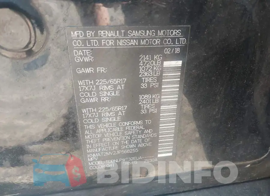 KNMAT2MV2JP568255 Photo# 9