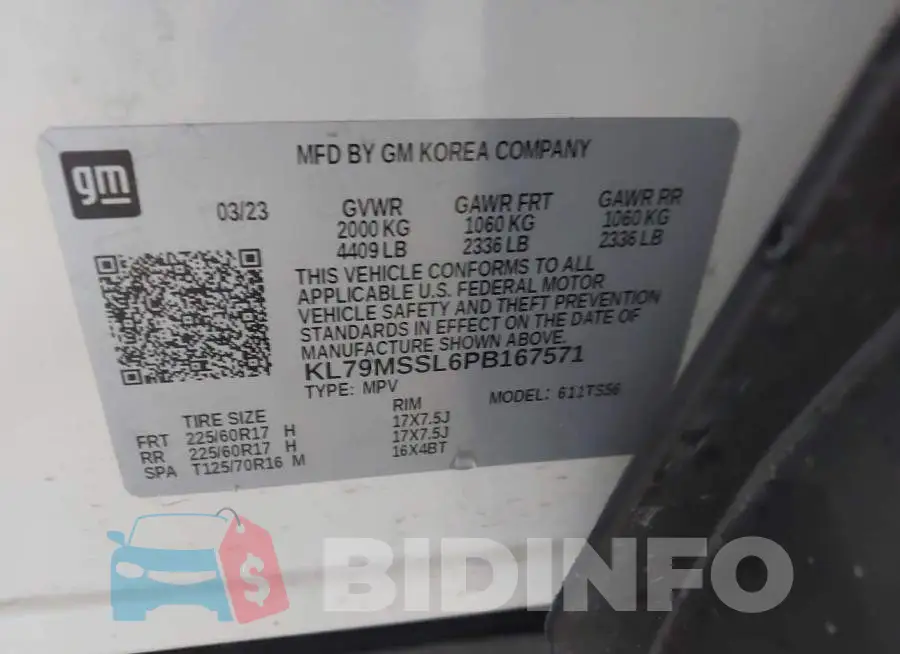 KL79MSSL6PB167571 Photo# 9