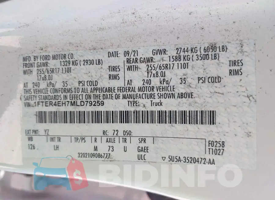 1FTER4EH7MLD79259 Photo# 9