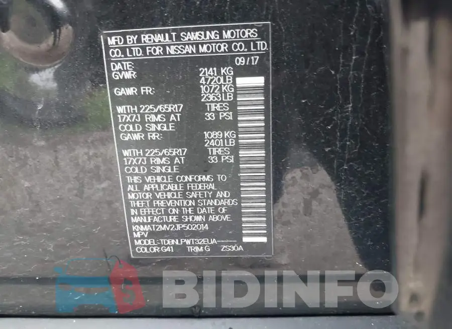 KNMAT2MV2JP502014 Photo# 9