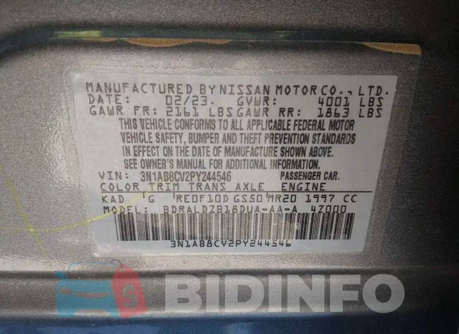 3N1AB8CV2PY244546 Photo# 9