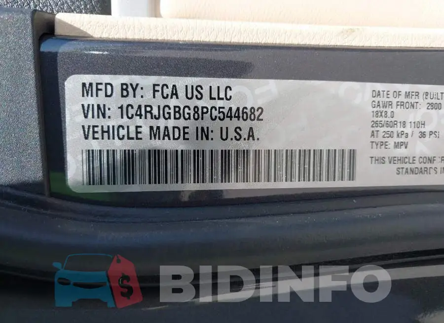 1C4RJGBG8PC544682 Photo# 9