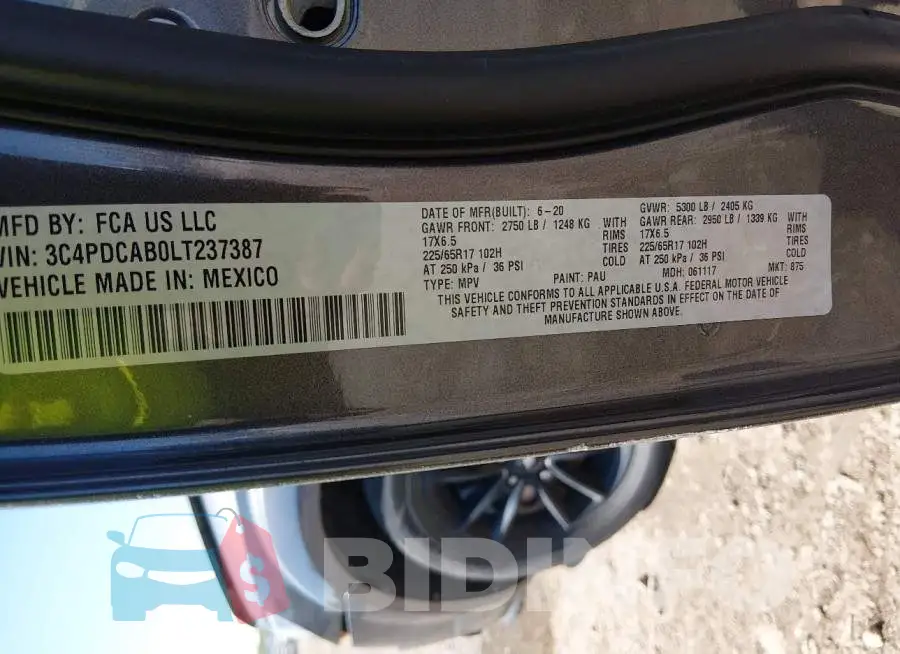 3C4PDCAB0LT237387 Photo# 9
