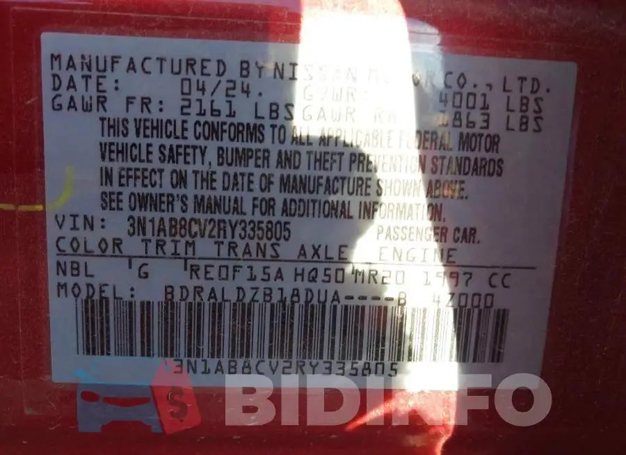 3N1AB8CV2RY335805 Photo# 9