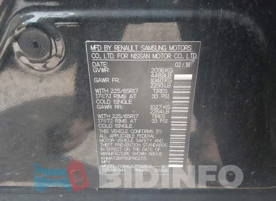 KNMAT2MT8GP662115 Photo# 9