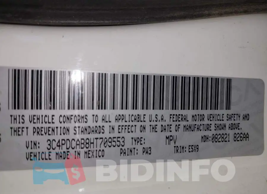 3C4PDCAB8HT709553 Photo# 9