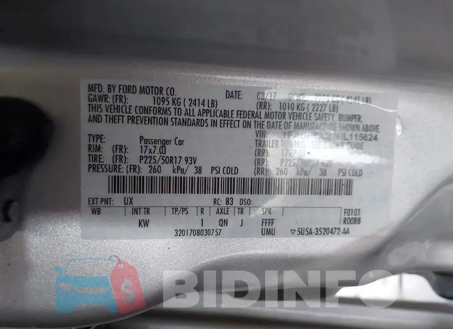 1FADP5AU3HL115624 Photo# 9
