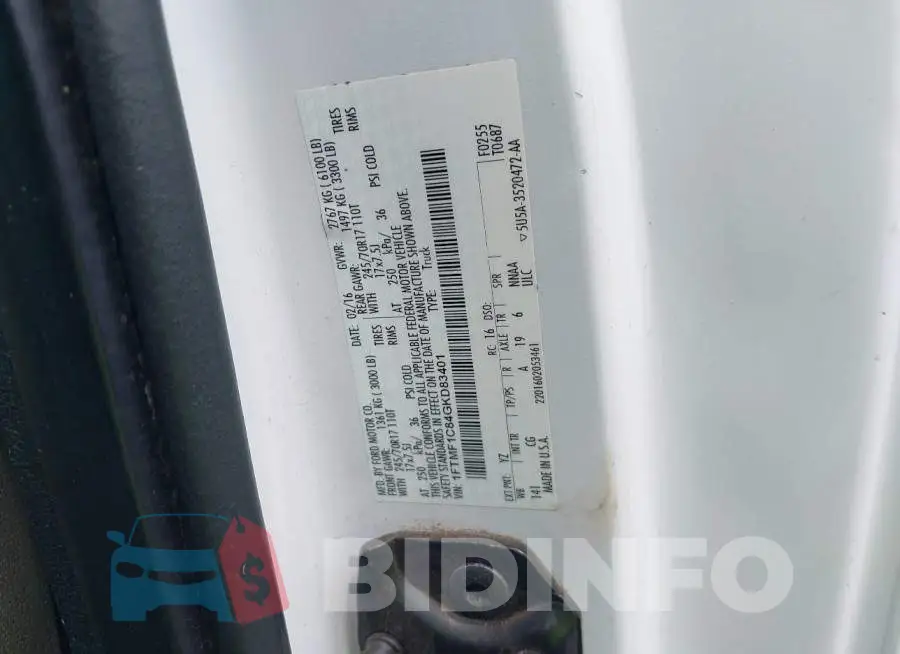 1FTMF1C84GKD83401 Photo# 9
