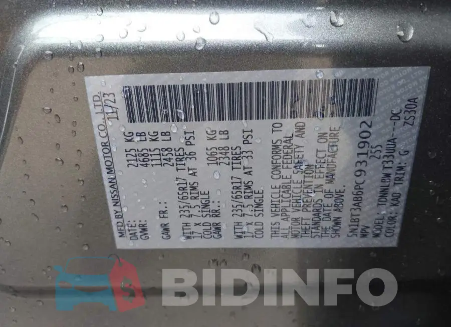 5N1BT3AB6PC931902 Photo# 9