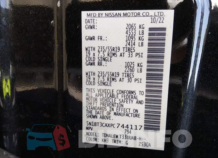 5N1BT3CAXPC744117 Photo# 9