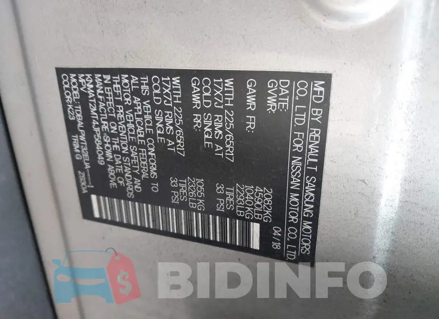 KNMAT2MT4JP584049 Photo# 9