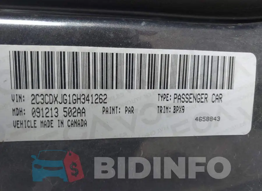2C3CDXJG1GH341262 Photo# 9