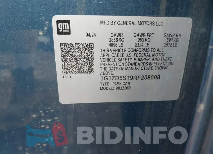 1G1ZD5ST9RF208008 Photo# 9