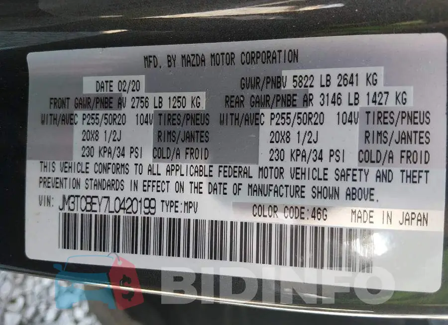JM3TCBEY7L0420199 Photo# 9