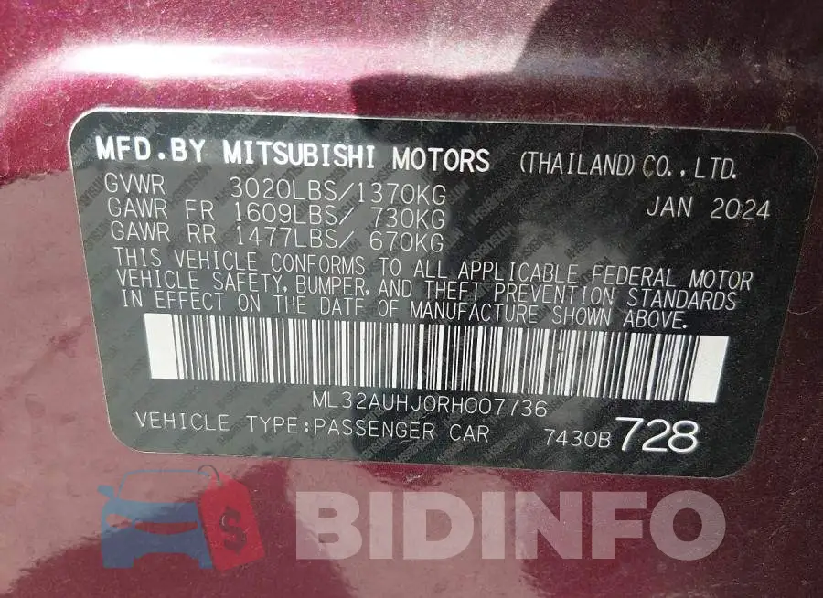 ML32AUHJ0RH007736 Photo# 9