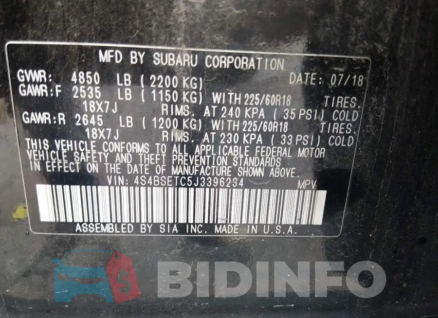 4S4BSETC5J3396234 Photo# 9