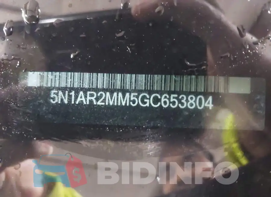 5N1AR2MM5GC653804 Photo# 9