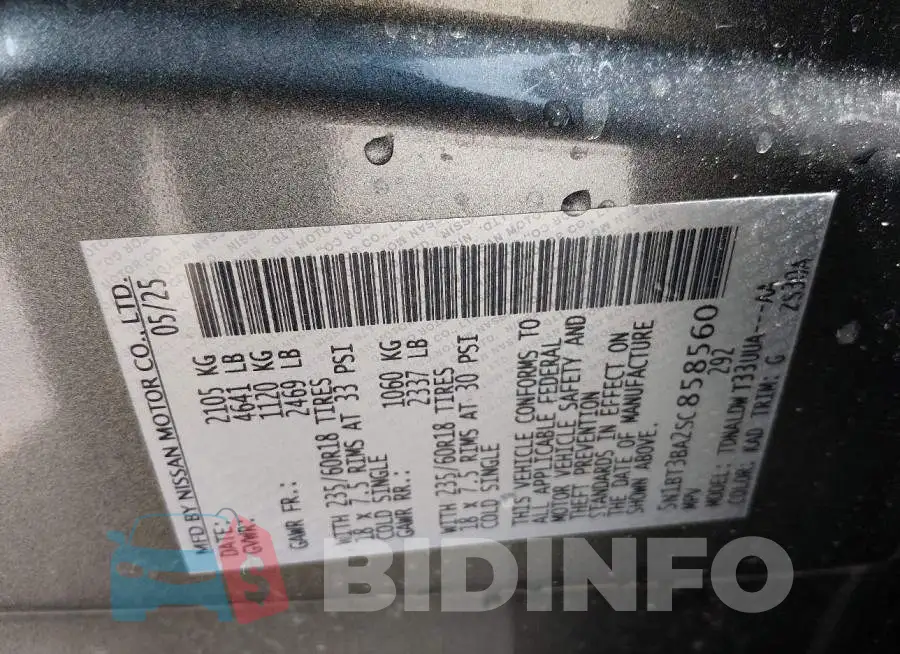 5N1BT3BA2SC858560 Photo# 9