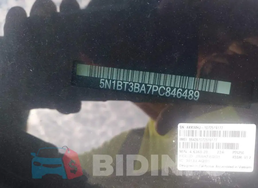 5N1BT3BA7PC846489 Photo# 9